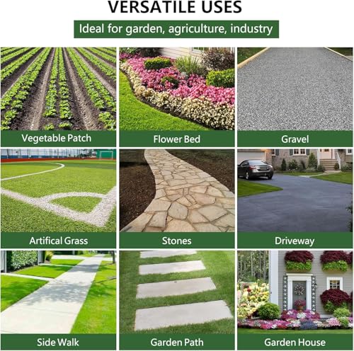 PioneerWorks Woven Landscape Fabric 5oz, 5 x 300FT Weed Fabric Barrier, Double Layer, Weed Control Fabric Ground Cover, Garden Fabric Weed Barrier, Gardening Mat for Garden Beds, Landscaping - size: 5 x 300FT-5.0OZ