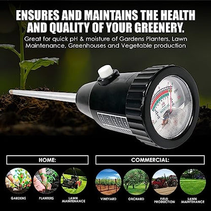2-in-1 Soil PH Meter Digital Soil pH Moisture Sensor Meter