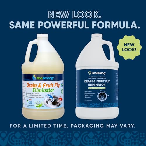 Fruit Fly Drain Treatment | Drain Fly Eliminator | All-Natural, Eliminates Gnats, Sewer Flies and More - Works in All Drains - 1 Gallon - size: 128 Fl Oz (Pack of 1)