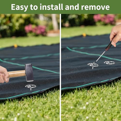 90 Pcs 6 Inch Landscape Fabric Staples, 450-500Mpa Heavy Duty Garden Pins - style: G-90 PCS