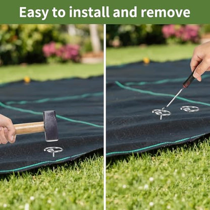 90 Pcs 6 Inch Landscape Fabric Staples, 450-500Mpa Heavy Duty Garden Pins - style: G-90 PCS