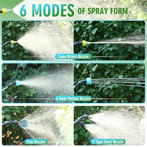 Battery Powered Sprayer 2 Gallon, Powerful Electric Garden Sprayer with 3 Speeds Displayed, Battery Indicator, 4 Mist Nozzles, Retractable Wand, Adjustable Shoulder Strap for Lawn Yard and Garden - color: Blue