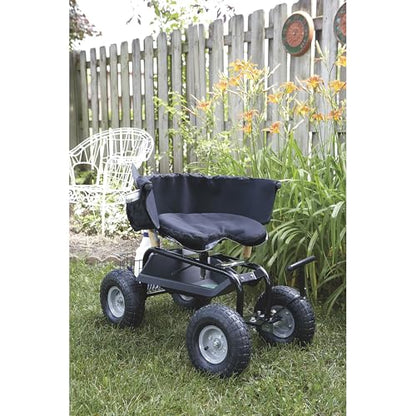 Strongway Deluxe Rolling Garden Seat with Easy Change Turnbars
