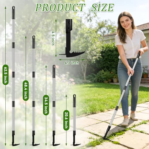 MUDEREK Crack Weeder - Manganese Steel Manual Crevice Weeding Tool