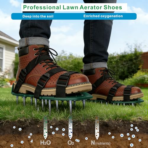 Airraider for Lawn Spike Shoes for Lawn Aerating