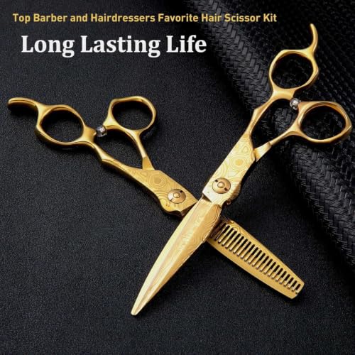 JASON Hair Cutting Scissors Shears - 6" Professional Barber Haircut Shear - size: 6.14