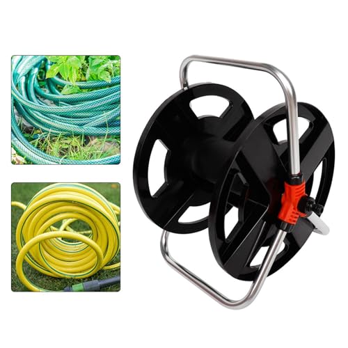 Garden Hose Reel Cart Hold Up to 115ft Portable Water Hose Reel