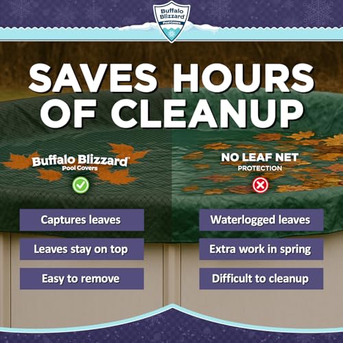 Buffalo Blizzard Leaf Net Cover - size: 20' x 40' Rectangle