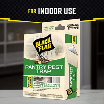 Black Flag Pantry Pest Trap 2 Count, Insect Traps, 12 Pack - size: 24 Count (Pack of 12)