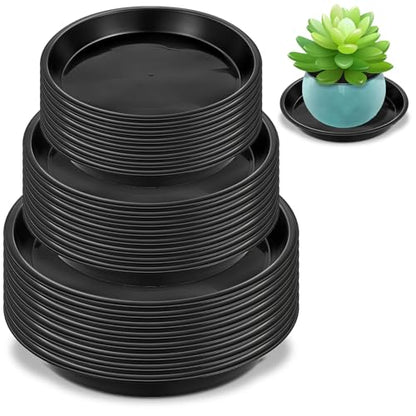 24 Pack Plant Saucer Tray, 6 8 10 inch