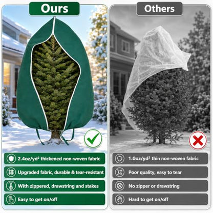 Plant Freeze Protection Covers for Winter Plants Gardens Frost, Sun, Pests - size: 2 96×96in