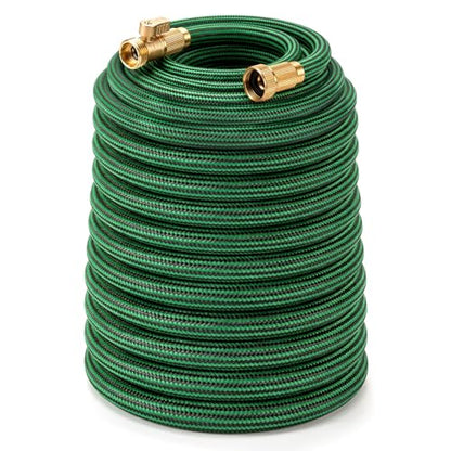 Garden Hose 95 ft, Non-Expanding Lightweight Kink-Free Flexible Water Hose - color: Green, size: 95ft
