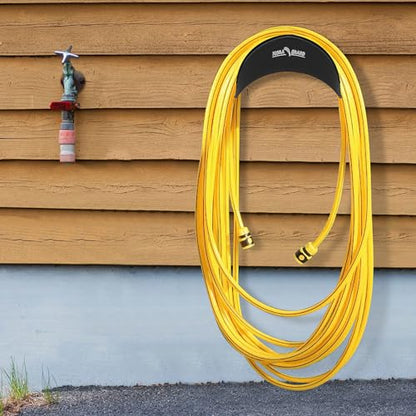 FLORA GUARD 2 Pack Garden Hose Holder, Wall Mount Hose Hanger - color: 2Pack Black