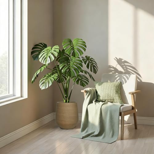 11.8" H Wood-look Plastic Tapered Planters with Drainage Holes and Plug - color: Wood-like, size: 11.81"