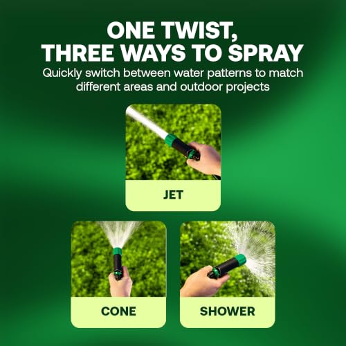 Rain Bird TCNZLADJ Garden Hose Nozzle - Thumb Control Water Spray - size: Adjustable Multi-Pattern