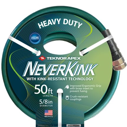 Neverkink 5/8" x 50' Heavy Duty Durable Kink Free Garden Hose - size: 5/8" x 50', style: Neverkink Heavy Duty