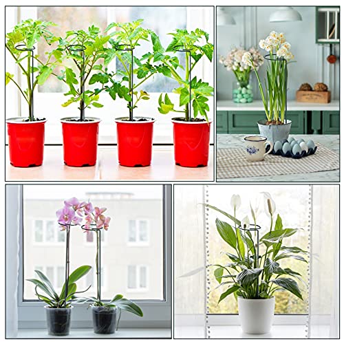 7 Pack Plant Support Stakes with 10 Clips