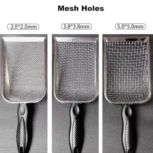 3PACK Gardening Soil Sifter, Rust-Proof Garden Sifters Tool