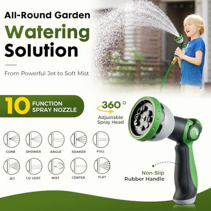 Garden Hose 25FT, Lightweight Flexible Water Hose
