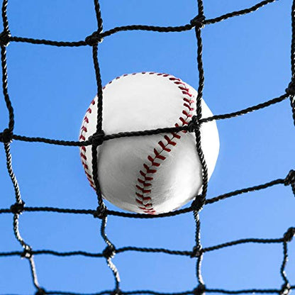 Baseball Backstop Nets | Professional Grade Sports Netting Available in 82 Sizes - 100% Weatherproof with Overlocked Edges - size: 10' x 200'