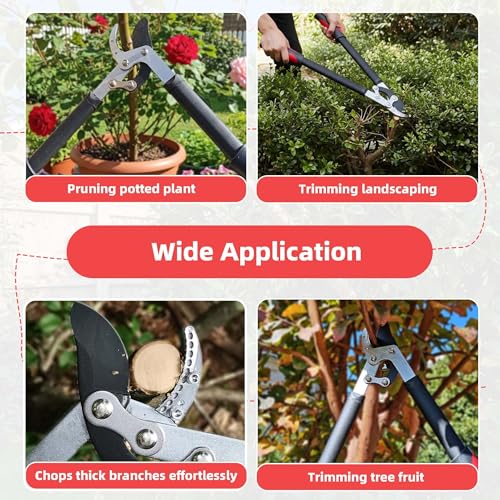 YRTSH Loppers for Tree Trimming Heavy Duty Branch Cutter, 1.6" Cut Capacity - style: Lopper 18 Inch