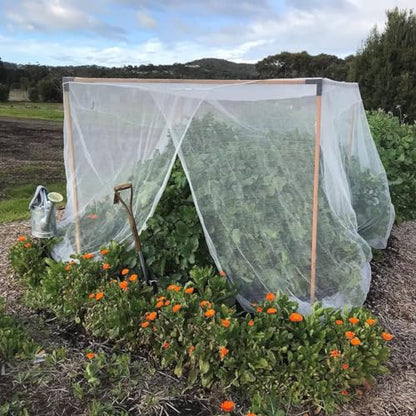 Fine Mesh Garden Netting for Protection, 10'x33' Vegetable Crop Covers Netting for Protect Fruits, Plants, Flowers, Greenhouse Cover Net, Patio Gazebo Screen Barrier - color: 10x33 Ft