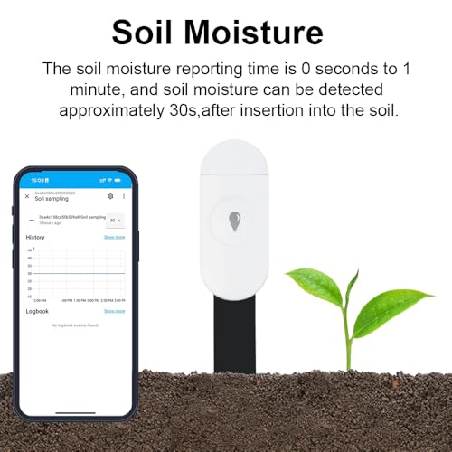 Haozee Intelligent Soil Moisture Sensor, Zigbee Hub Required