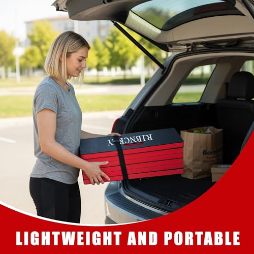 Foldable Mechanic Kneeling Pad, 46.46''x19.29'' Extra Large Creeper Mat for Ground, Waterproof, Oil-Resistant Padded Support for Under Car Maintenance, Garage Floor, and Motorcycle Repair