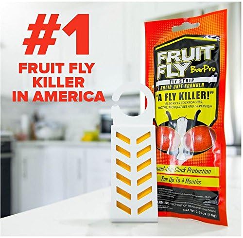 Fruit Fly BarPro – 4 Month Protection Against Flies, Cockroaches, Mosquitos & Other Pests – Portable for Indoor & Outdoor Use - size: 10 Pack