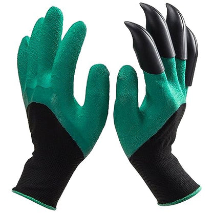 (2 Pair) Unisex Claw Gardening Gloves for Digging in The Garden, Flower Potting, Universal Fit - style: 2 Pairs Gloves