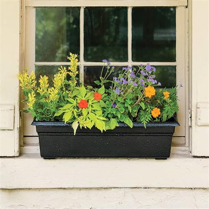 Novelty (#16308 Countryside Flower Box, Black - 30"