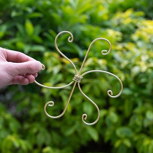 5PCS Monstera Plant Support Hooks - 6.5" Durable Metal Stabilizers - size: 6.5 x 6.5 inches