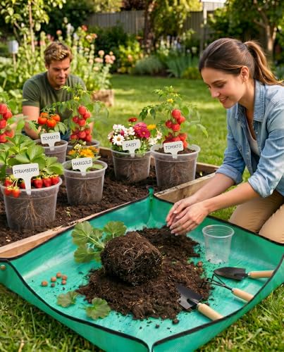 16 Pack 10/8/6/4 Inch Sizes Large Clear Nursery Pots with Drainage - color: 4/6/8/10 Inch-16pcs, size: Medium
