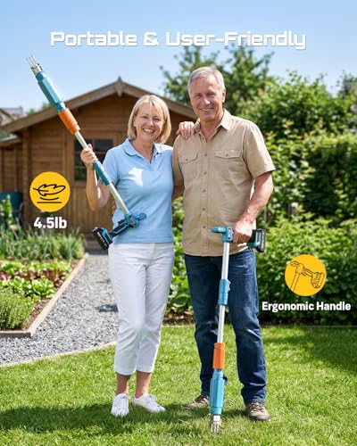 Seesii Electric Stand Up Weed Puller Tool with 2 x 2000mAh Batteries
