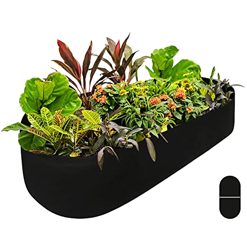 Fabric Raised Garden Bed, Garden Grow Bag for Vegetables, 2 x 4 ft - size: 4×2×1ft