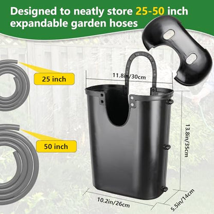 garden hose reel.Courtyard Hose boxes, garden hoses Box。Black