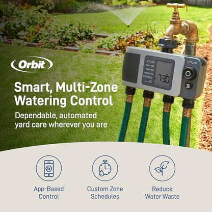Orbit B-hyve XD 4-Port Smart Hose Watering Timer with Wi-Fi Hub - 24639 - size: 4-Port, style: Smart