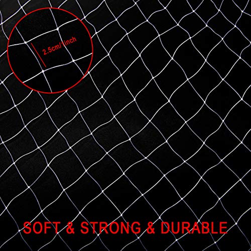 Coolrunner Anti-Bird Netting, 33FT x 16.4FT Bird Net, Nylon Garden Netting