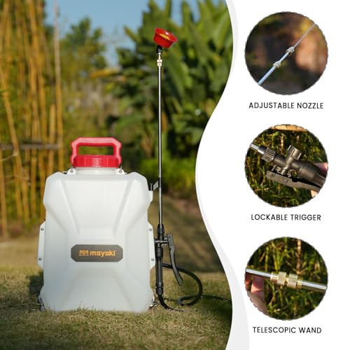 3Gal Battery Powered Garden Sprayer Compatible with Milwaukee 18V Battery