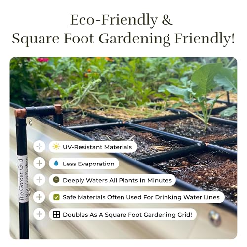 Garden Grid 2x6 | Garden Watering System for Raised Beds | Pre-Assembled - size: 2x6, style: Standard