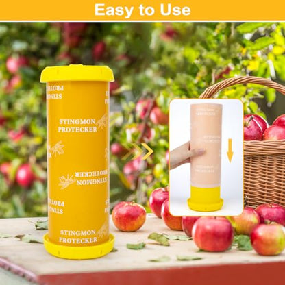 4 Pack Wasp Traps Outdoor Hanging, Carpenter Bee Traps for Outside Yellow Jacket Trap Hornet Trap Wasp Catchers Killer