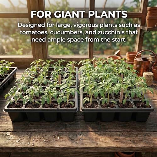 Gardzen 10 Pack 32 Cell Seed Starter Trays - size: 32-Cell