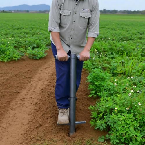 Bulb Planter, Sod Plugger Stand Up Grass Plugger for Lawn Repair