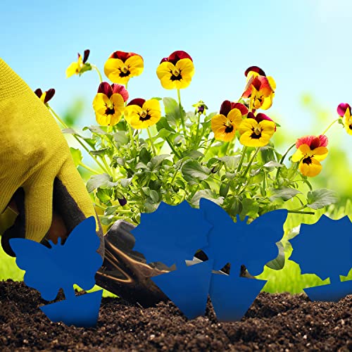 Landisun 24PCS Fruit Fly Traps Sticky Traps Fungus Gnat Traps Insect Bug Traps for Indoor Outdoor Kitchen Plants Whitefly Mosquitos Fungus Gnats Flying Insects - color: Blue, size: 24PCS