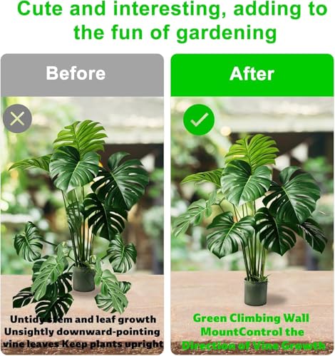 Botee Frog Plant Stand,Plant Clips,Flower Stem Support for Climbing Vines Reusable Cable Ties Perfect for Indoor Outdoor Potted Plants