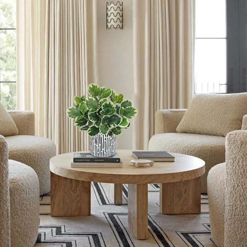 Villa Como 13" Artificial Plants Indoor Small Fake Plant in Ceramic Pot - color: #Green #3