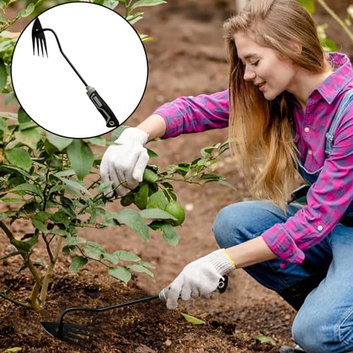 3Pcs Weed Puller Tool Garden Weed Pulling Tool,Portable Garden Weeder Tool,Gardening Weeding Tools for Garden Hand Tools for Vegetable Gardening Backyard Farm Planting & Uprooting Weeding Tool - color: GGO111