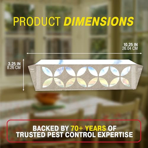 Catchmaster Window Fly Traps Decorative Linen 3 Count + 6 Refills, Gnat and Fruit Fly Strips for Indoor, Disposable Discreet Bug Catcher, Insect Sticky Glue Traps, Adhesive Pest Control for Home - size: 3 Reusable Traps + 6 Refills