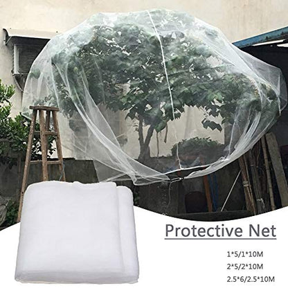 Mesh Protective Net, Insect Pest Control Netting Mesh Vegetables Garden Farm Supplies Garden Crops Plant Netting(2.5x6m) - size: 2.5x6m