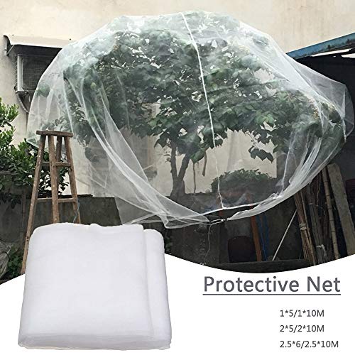 Mesh Protective Net, Insect Pest Control Netting Mesh Vegetables Garden Farm Supplies Garden Crops Plant Netting(2.5x6m) - size: 2.5x6m